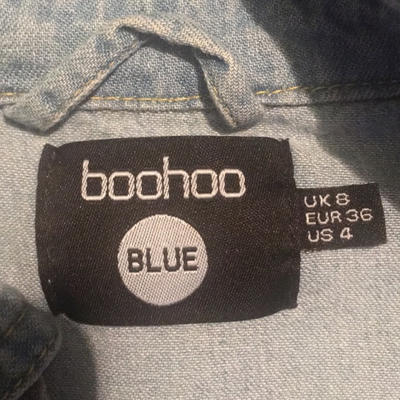 Boohoo Western Denim Shirt - Picture 3 of 6